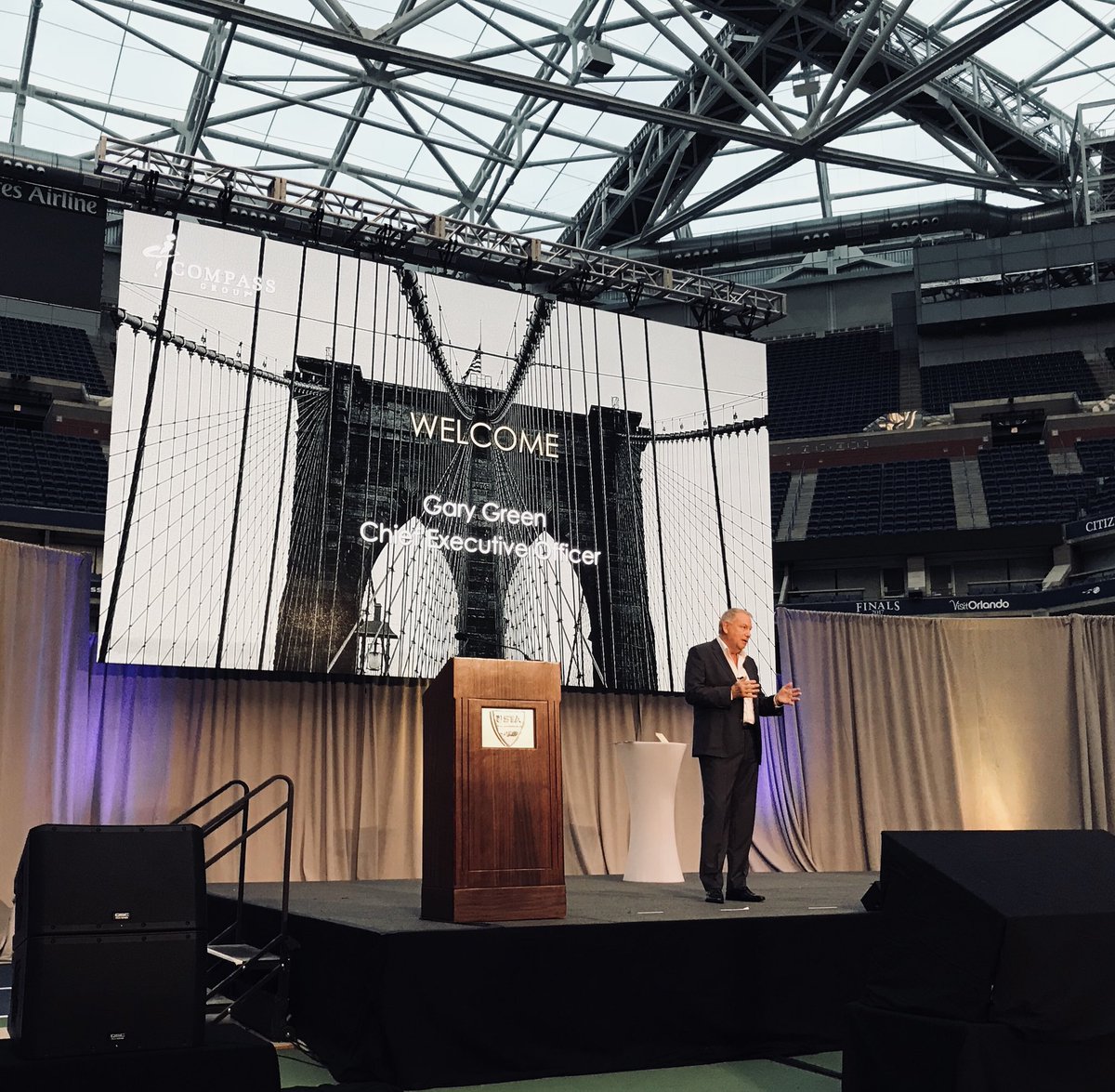 compassgroupusa's tweet photo. “Tonight is about saying THANK YOU” Gary Green CEO #CompassCCC #NYC https://t.co/StK03VOwxJ