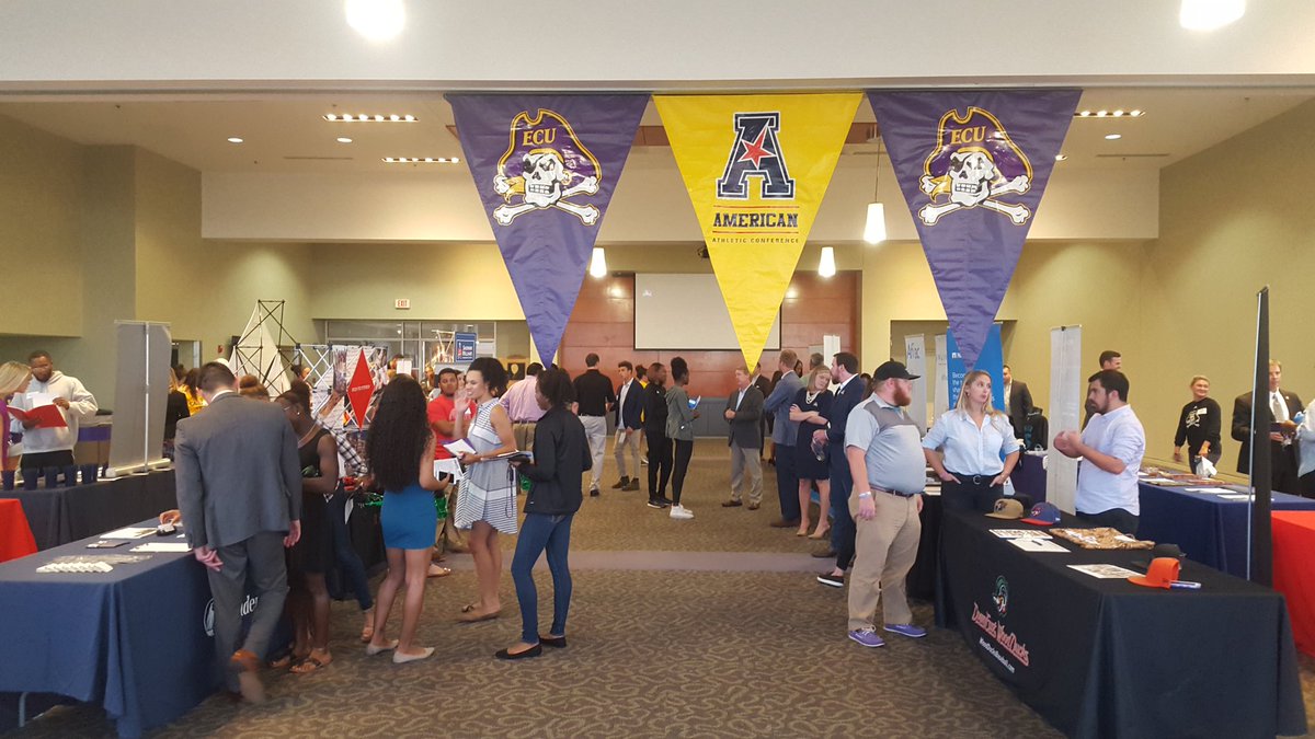 #ECU ﹰ#student-athlete networking event underway! <a href="/ECUAthletics/">East Carolina Pirates</a> <a href="/ecu_saac/">ECU SAAC</a> @ECUCareerNET