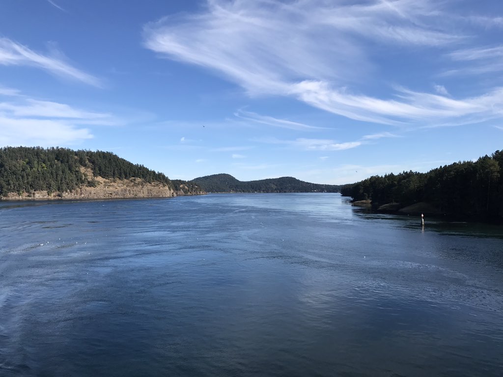 Beautiful day to be on a ferry #PacNW #penderisland