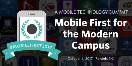 guidebook's tweet photo. Tomorrow is a big day for higher education + mobile—we're gearing up for #mobilefirst2017 at @NCState! https://t.co/zldu6mFUIl https://t.co/ul9hN2kzVt