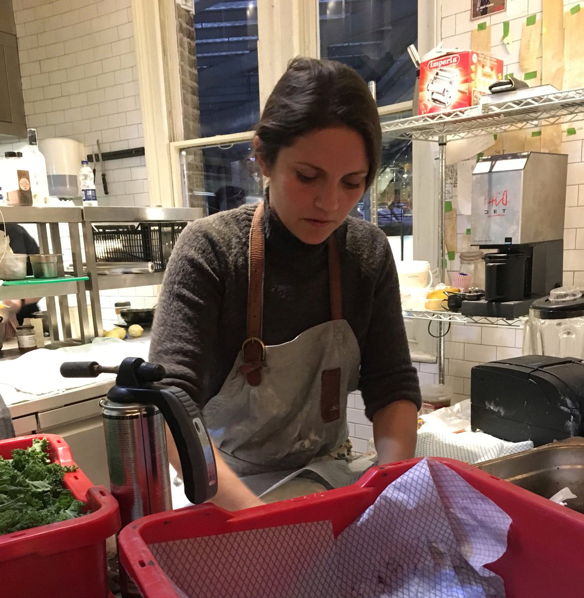 It’s <a href="/oliahercules/">Olia Hercules</a> making pies for #severnsisters @boroughmarket @ACF_UK tonight