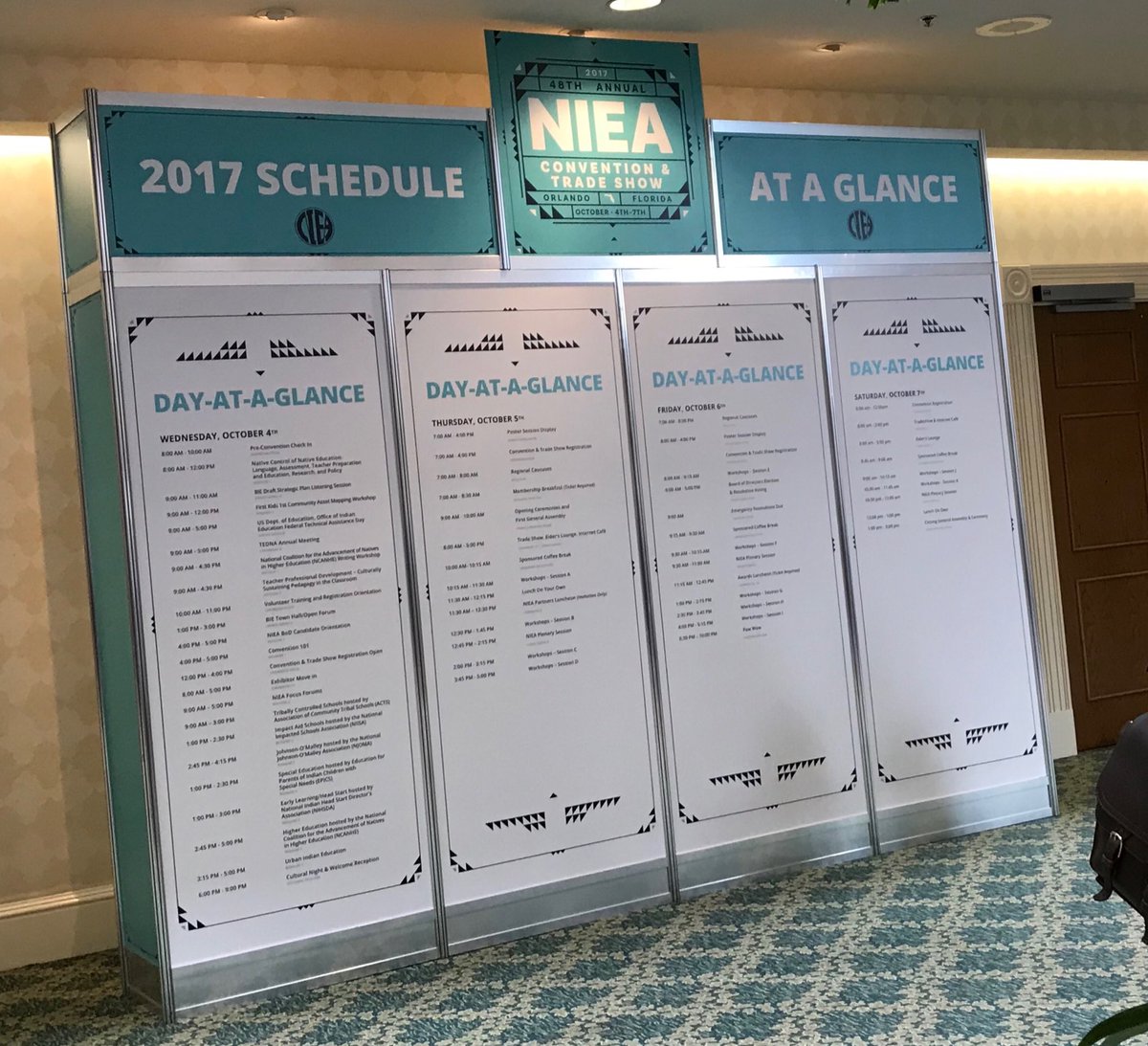 cherryl_paul's tweet photo. Gearing up for the #NIEA 47 Annual Convention and Trade Show. #learning Sacaton is representing @SESD_YES! https://t.co/TiPbxfPRIx