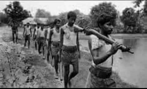 Bengali  terrorist rohingya are not only villagers  but also troop to rape and attack to minority races in #Rakhine # Myanmar