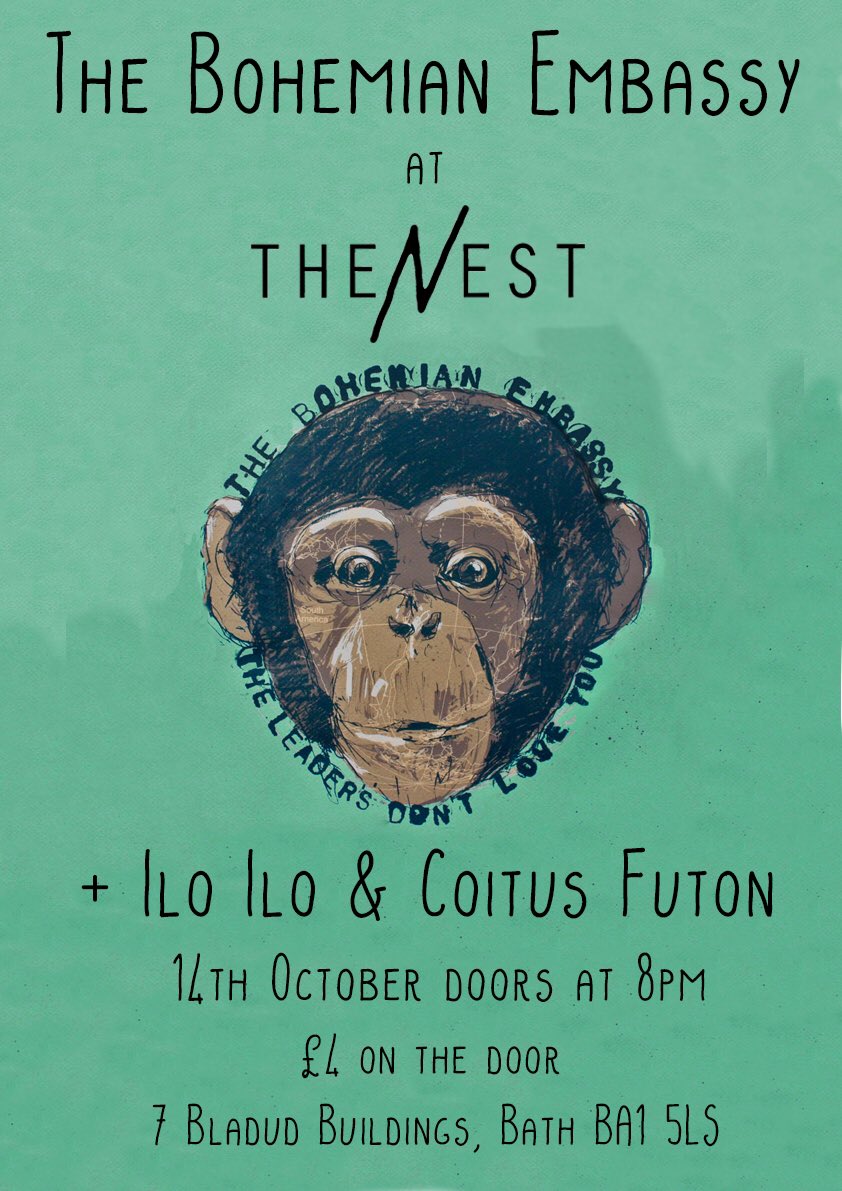 <a href="/bohosband/">Bohemian Embassy</a> <a href="/thenestbath/">thenestbath</a> w <a href="/ilo/">International Labour Organization</a> ilo &amp; @coitus futon on  Saturday Oct 14th