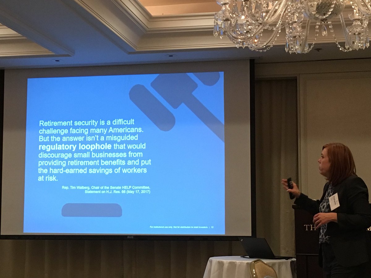 StevenJohnian's tweet photo. Stephanie Napier provides a Washington update &amp; US. retirement coverage discussion. @CFNcareers @CommonwealthBD https://t.co/awXW6hXnX7