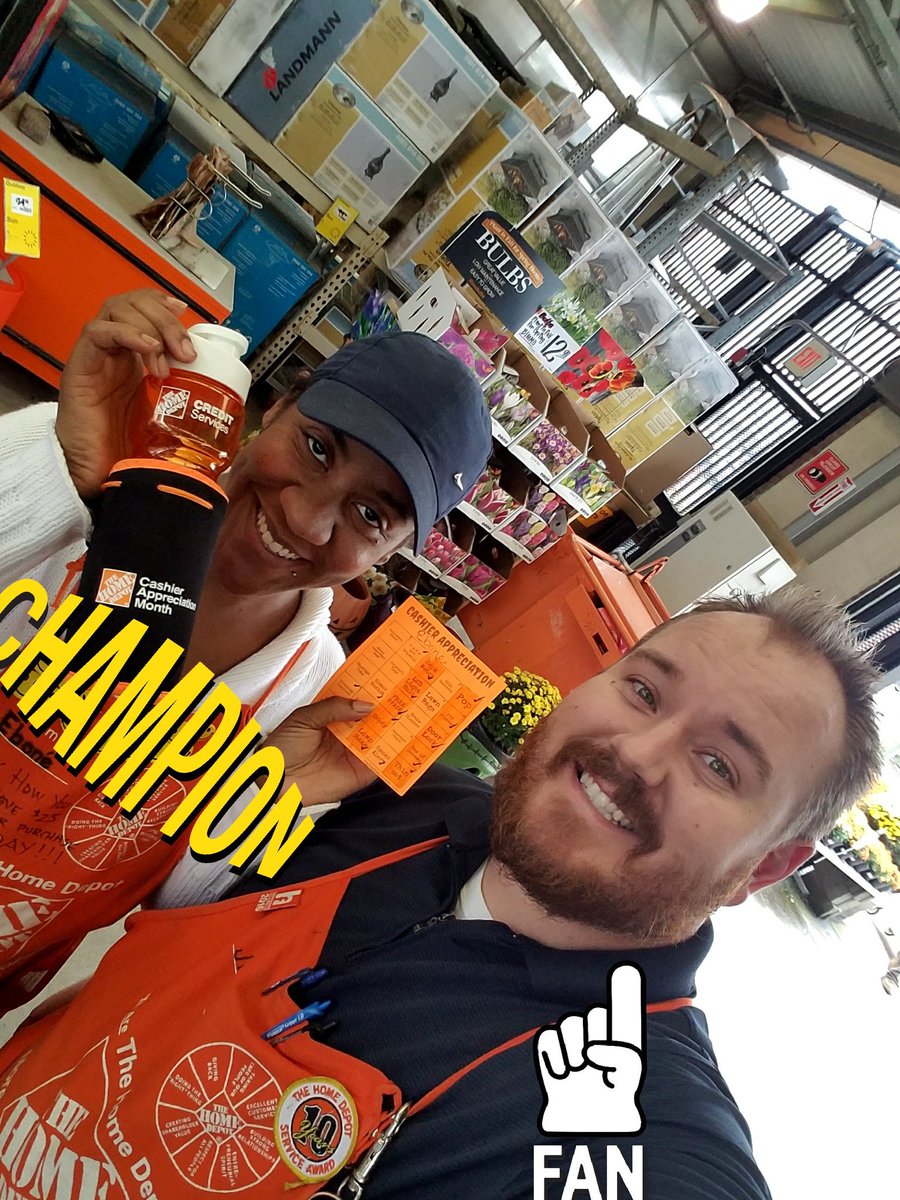 JimmyPottsHD's tweet photo. Cashier Bingo! Plenty of prizes to Win! Thank you for all of your hard work! #CAM2017 @THDAllenPark @DokeyJason https://t.co/vpsbmvCuRv