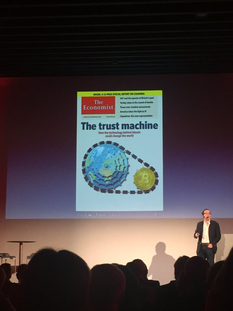 Het Bitcoin-systeem is een systeem van vertrouwen. De mogelijkheden van blockchain zijn legio. #tdat #inspiratiesessies