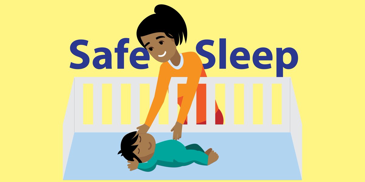 Always place babies on their backs to sleep. Learn more about SIDS and safe sleep environments. bit.ly/2tpChPX via <a href="/CDCgov/">CDC</a>