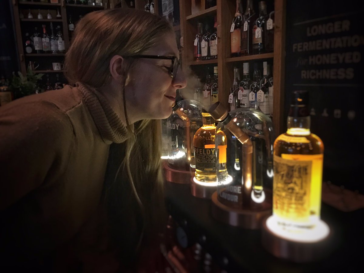 FoodGoblin1's tweet photo. First event of LCW &amp; I'm getting my nose STUCK into some @dewars whisky at their Scotch Egg Emporium! BOOYA! 🥃 https://t.co/4Tk4JZJAQz