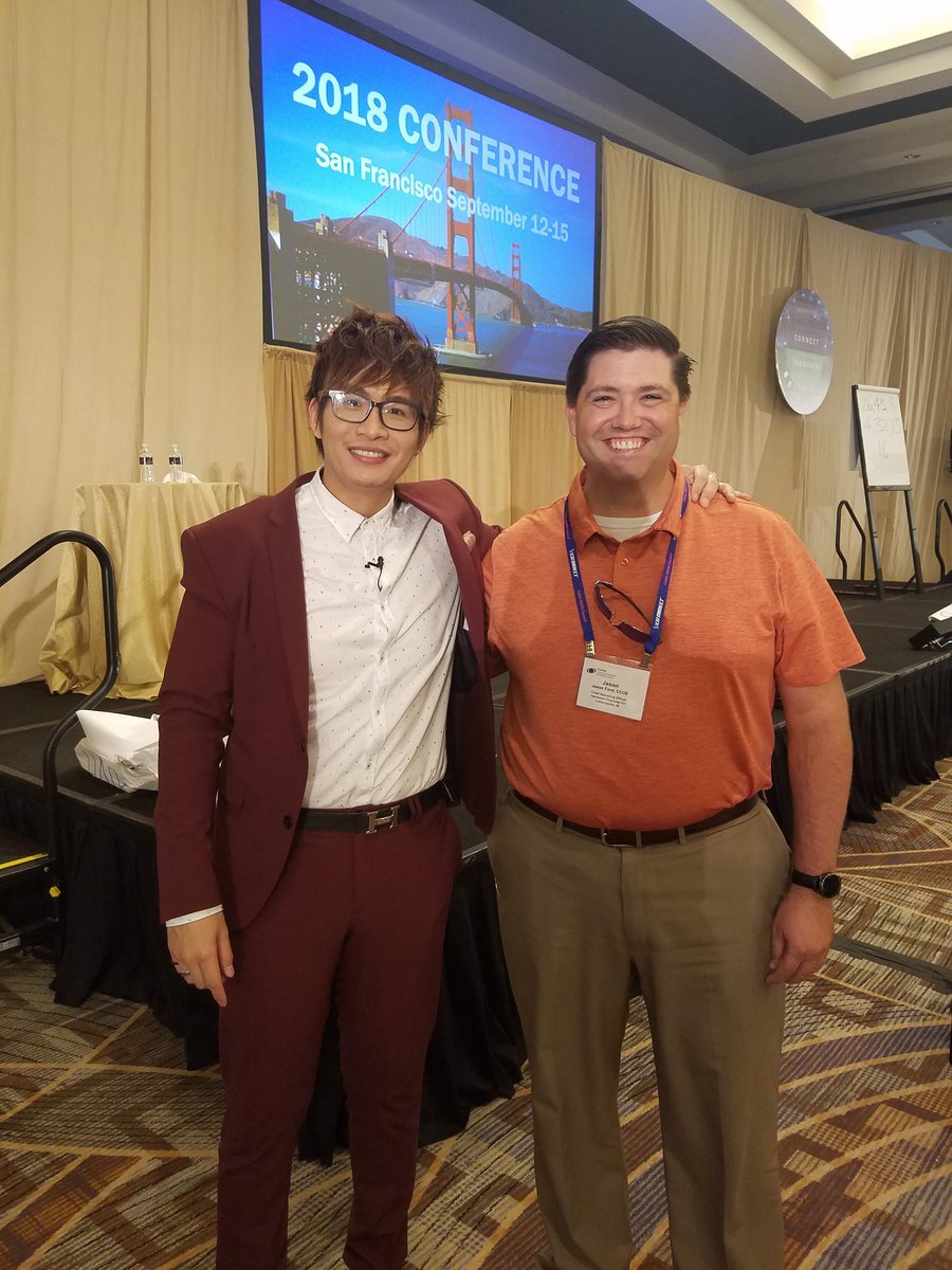 JasonAFord75's tweet photo. Vinh Giang is an amazing speaker.  If you ever get the chance to see him, I highly recommend it.  #TechOpSS @cunacouncils @CUNA https://t.co/jKlMrllXDm