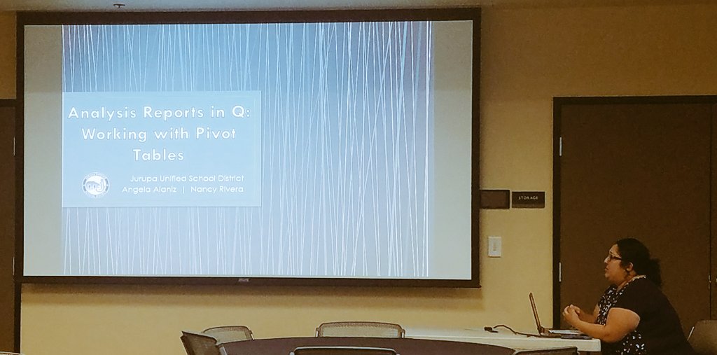 nriverajusd's tweet photo. Presentation #1 at Que Users Conference. #jusdshares #myaequitas #QConLive https://t.co/6IIPg5tHvG