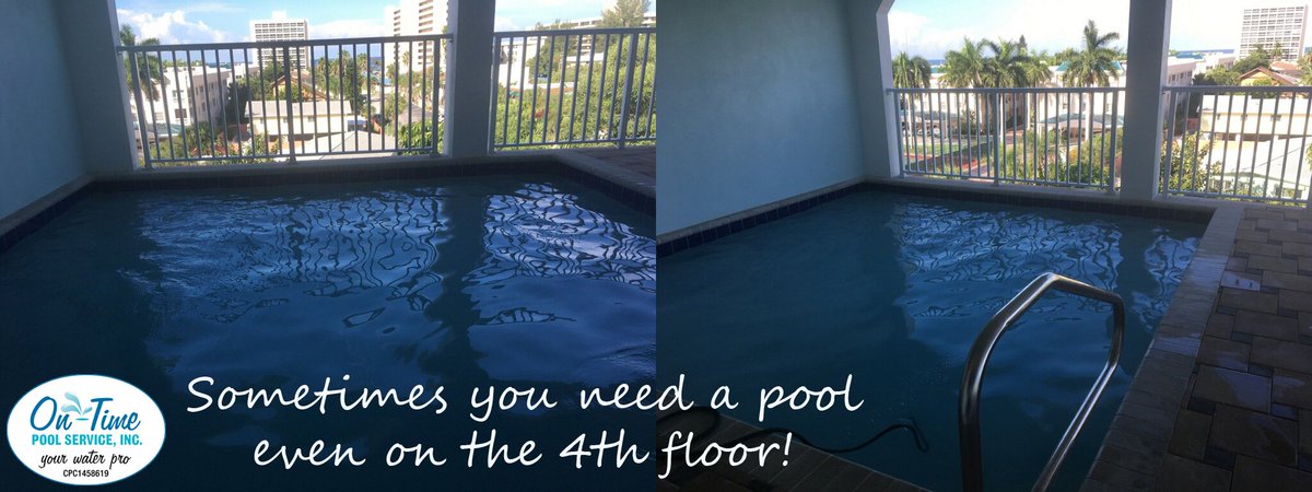 OnTimePool's tweet photo. A pool on the 4th Floor!!!!!!!!!!!!!! #pools #swimming #Sarasota https://t.co/4tymXCVPwT