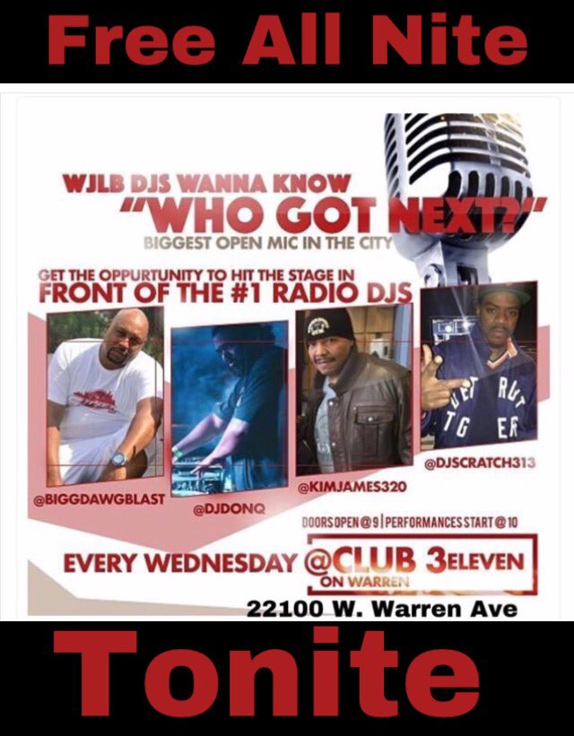 DJSCRATCH313's tweet photo. Attention ALL ARTIST meet me at 311 Ultra Lounge tonite for open mic nite https://t.co/Nc6rHAaAq2