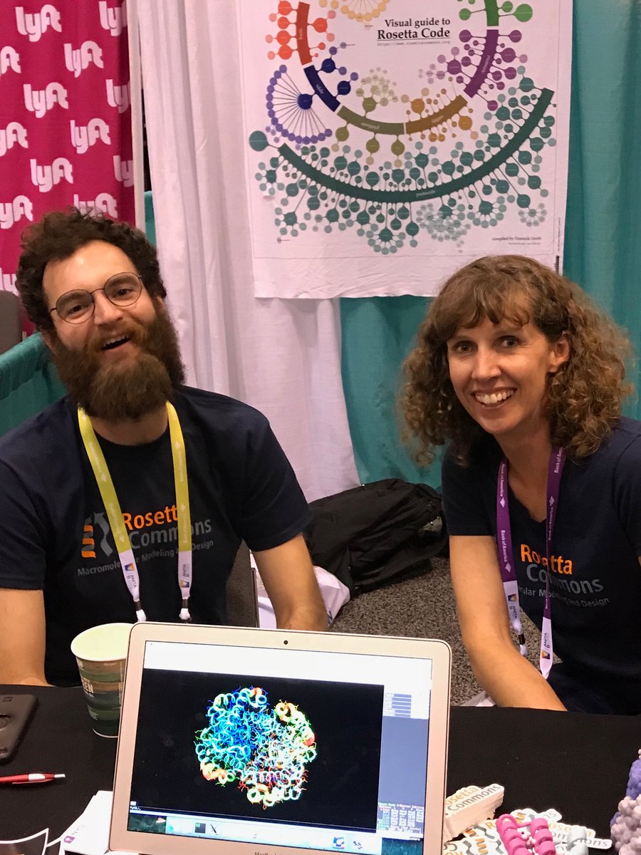 At #GHC17 booth 2372 with <a href="/RosettaCommons/">Rosetta Commons</a>