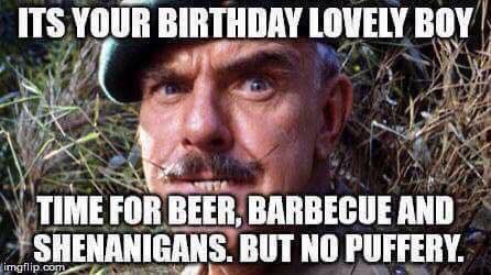  so it s your birthday happy birthday. 