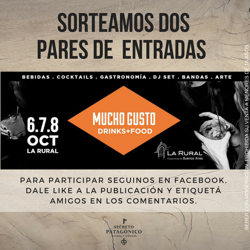 Sorteamos dos pares de entradas para la Feria Mucho Gusto en La Rural. Para participar: ow.ly/zti330fDWkh