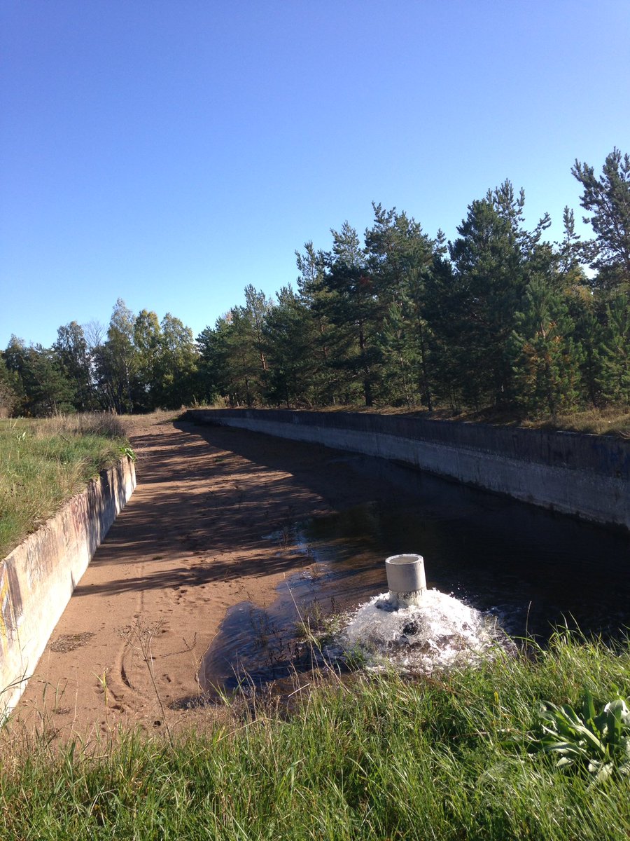 jo_scheidegger's tweet photo. Artificial groundwater recharge from pumped river water; maintaining a sustainable groundwater supply in esker aquifer for Uppsala @BGSGroundwater visiting @sguSverige https://t.co/e3KUJ1cQCB