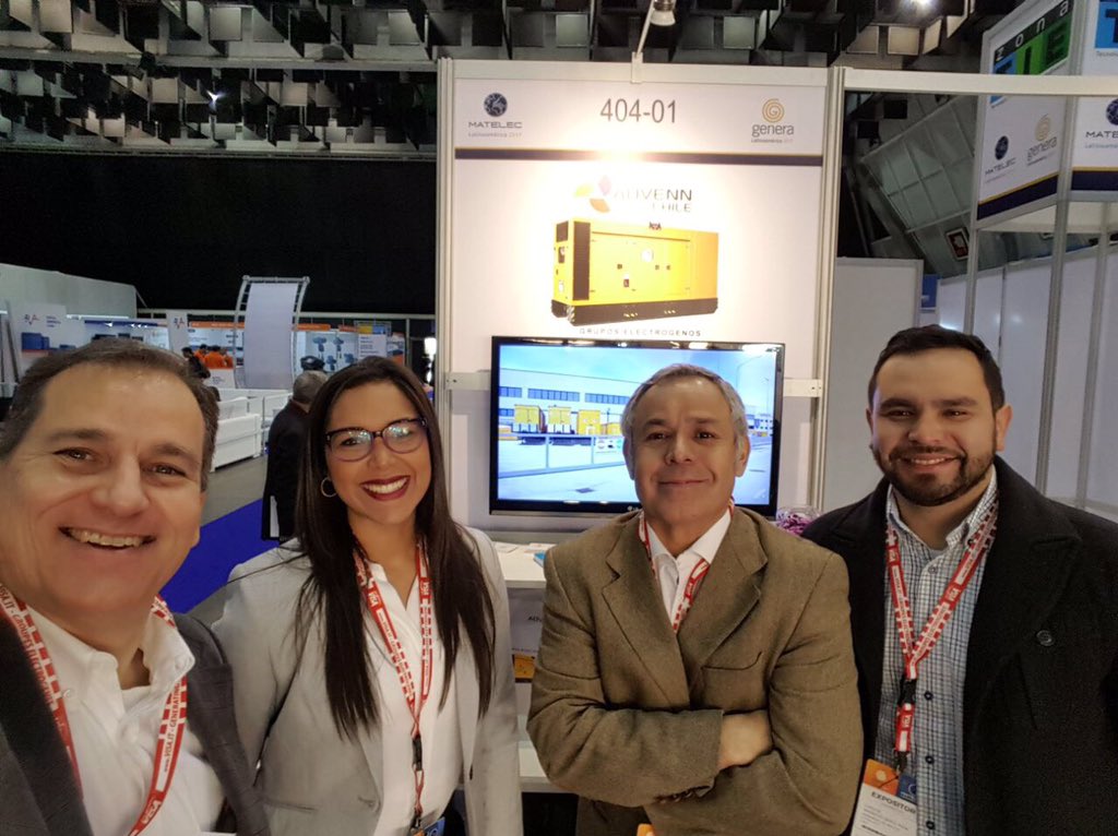 advennchile's tweet photo. Seguimos dispuestos a brindarle respuestas a todas tus consultas de respaldo energético ⚡️.
Estamos en el stand 404-01 @MatelecGeneraLT 💡 https://t.co/AhEIk8LMIO
