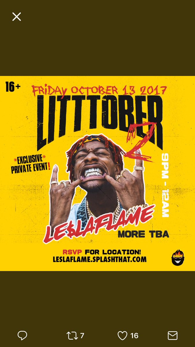 Mont3DaYungG's tweet photo. October 13th it's GOIN UP Vegas๐๐พ me and ma dog @leslaflame bouta go ku ๐ฅ๐จ๐พโ๐ณ๐ค BE THERE #ONNADOGS https://t.co/KcTW8h7pDc