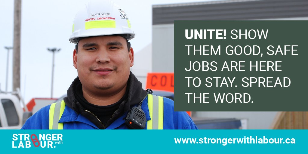 StrongLabour's tweet image. STAND UP. Anti-union groups want to tear down what we’ve built. Help us defend fair wages. Go to strongerwithlabour.ca
#strongerwithlabour