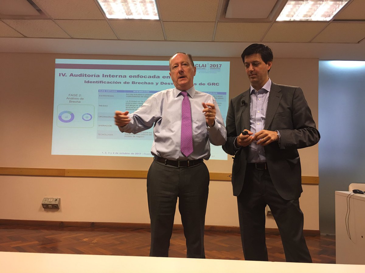 n_saraceni's tweet photo. #CLAI2017 gracias a @InstitutoIAIA por permitirnos presentar nuestra experiencia en GRC @btu_Uruguay @BakerTilly_ARG https://t.co/MUtME7eK3E