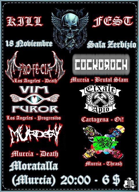 OtraMiradaRock's tweet photo. PRO-FE-CIA (Los Ángeles, Death Metal) por primera vez en España. https://t.co/d49pFdEama https://t.co/WrVT10Nza3