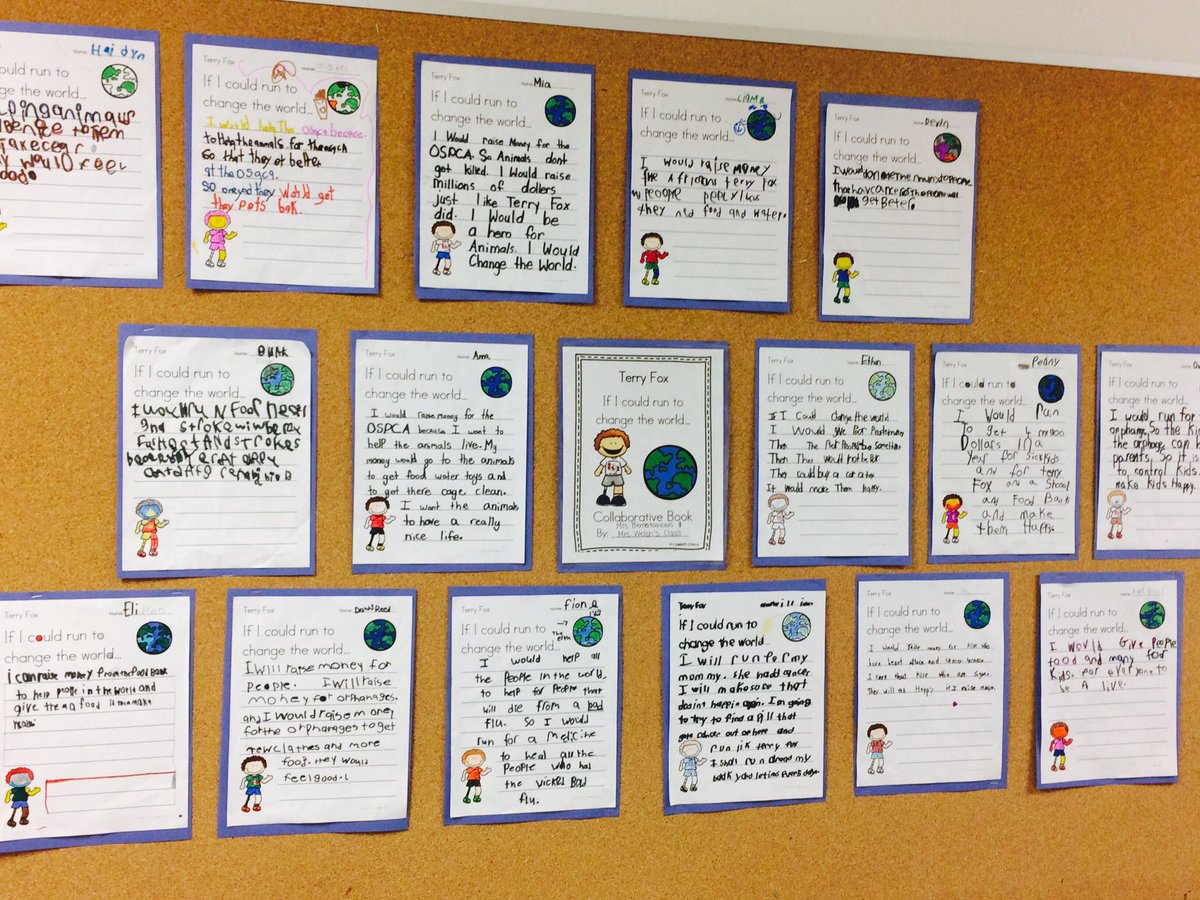 Miss_Priest's tweet photo. If I could run to change the world... @LionsOvalPS @cathbern  #TerryFoxRun https://t.co/snirUDHHvu
