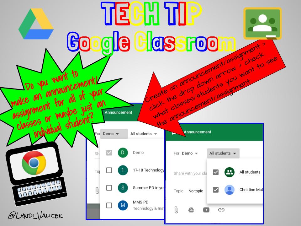 lyndi_valicek's tweet photo. Google Classroom Tip https://t.co/RqkLPBHI4b