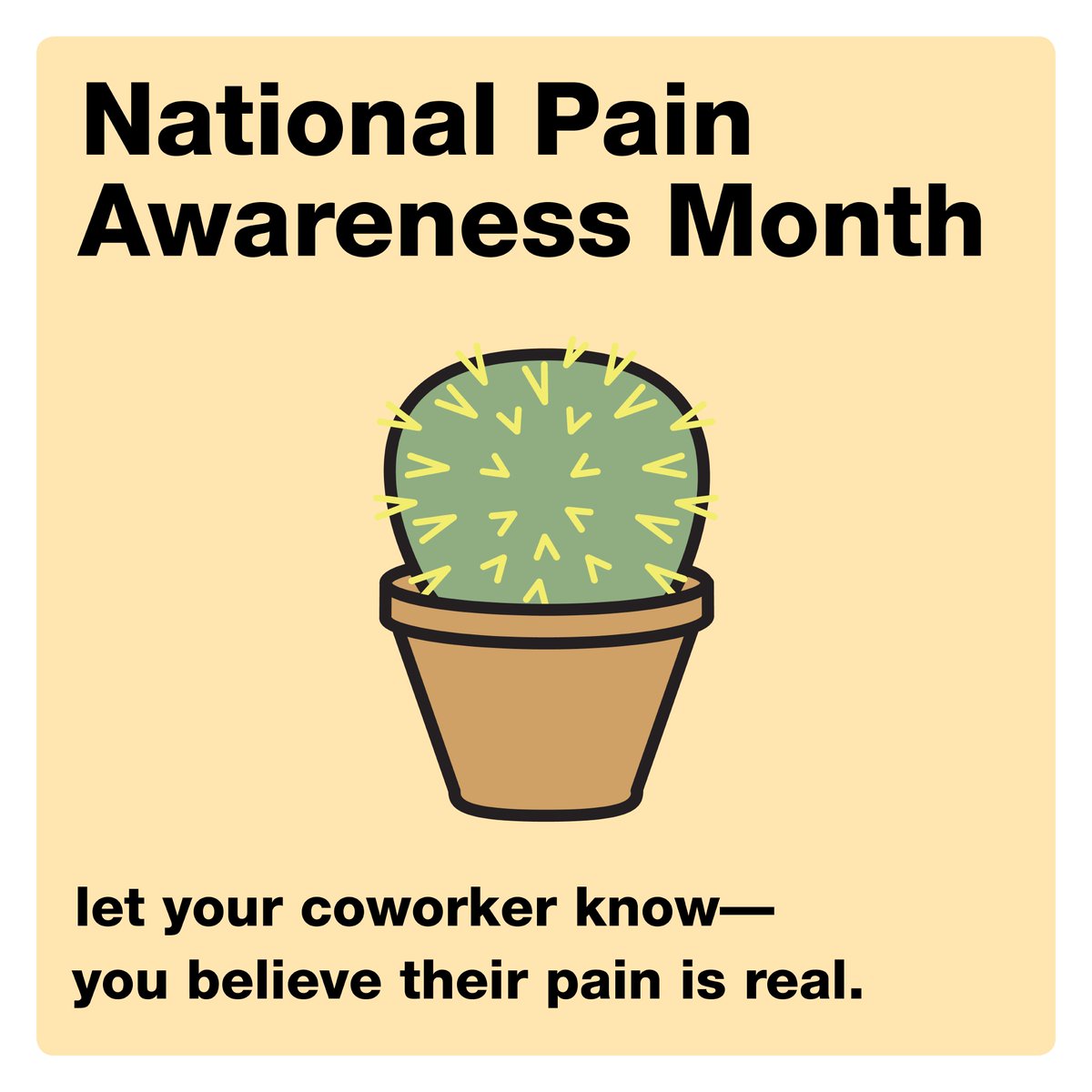 dipiUCD's tweet photo. #NationalPainAwareness Month has ended–– let's continue to acknowledge the chronic pain of loved ones, friends, and coworkers #PainProject https://t.co/0R91f0jkdB