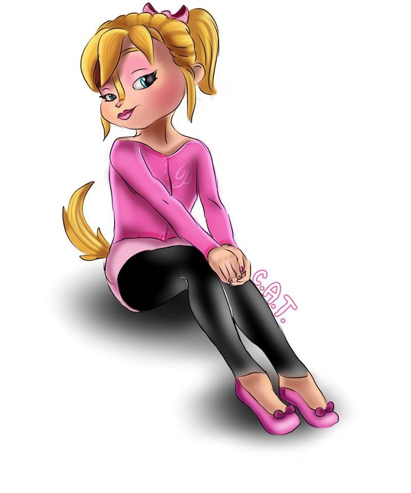 ChipmunkArtTeam's tweet photo. In brackets, now my accounts are not named "Alicia Miller" only "ChipmunksArtTeam" I think much better ;)
 Brittany again ;P i love draw her https://t.co/RkVCeU3UP0
