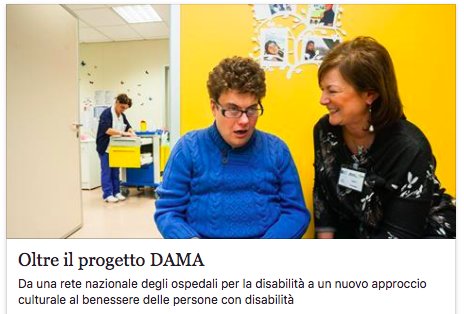 #disabilitàesalute ne parliamo al convegno Oltre il progettoDAMA ven 6 ottobre <a href="/LombardiaOnLine/">Bridge Stonetyre</a> via <a href="/VITAnonprofit/">VITA.it</a> bit.ly/2xUuyK8