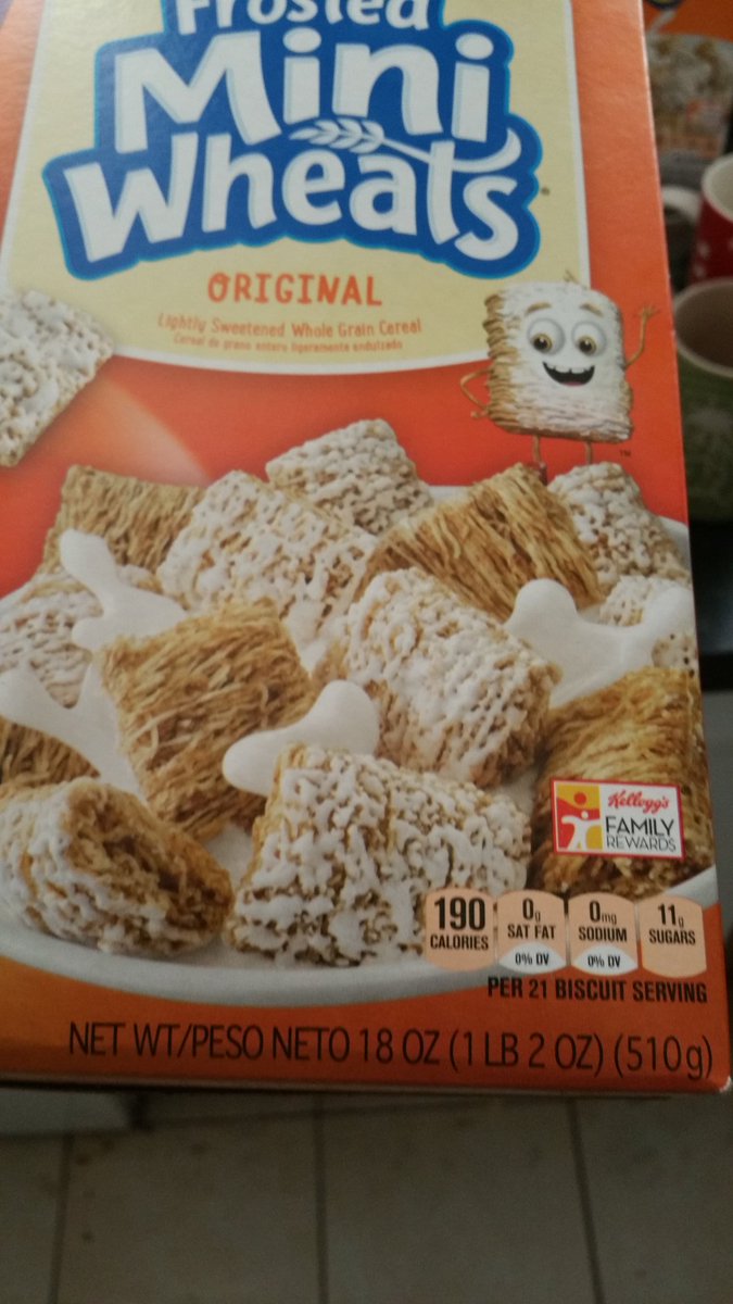 icypalmtree's tweet photo. What the hell, @KelloggsUS. My box of #frostedMiniWheats is more than 10% filler!?! #violationOfTrust #scam #corporateculture of lies! https://t.co/IGaIY6fR1x