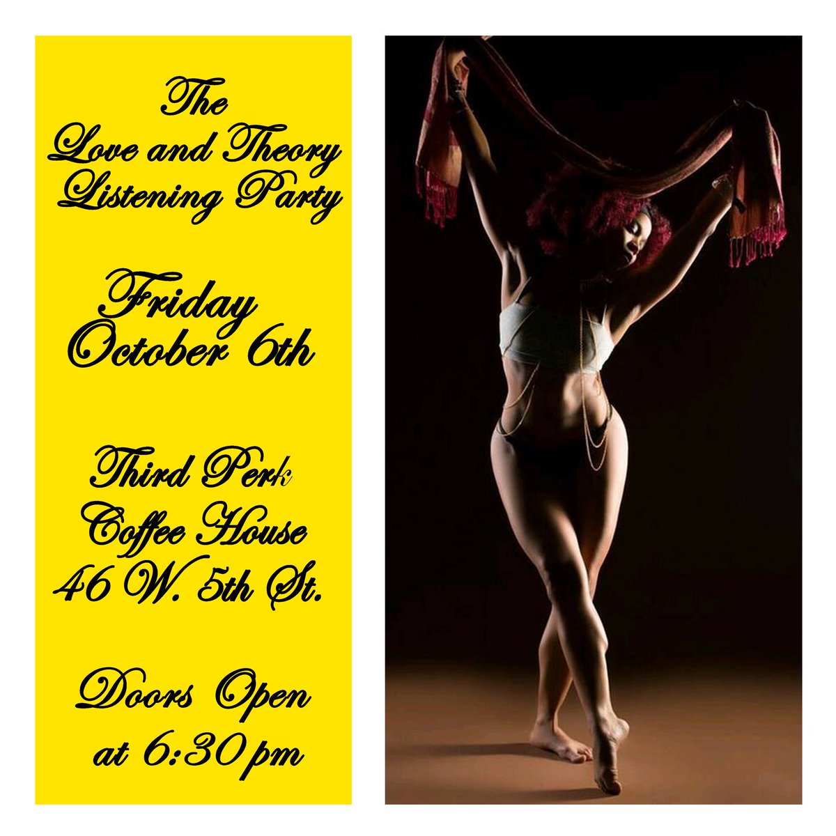 leroydbean's tweet image. So much talent gone be at this Listening Party on Friday at @thirdperk come thru and check it out. It's free!!!