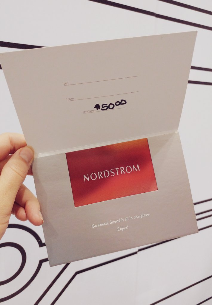 terra_byte's tweet image. Stop in at our #Nerdstrom booth 2559 by 4pm to enter to win a $50 gift card! #GHC17 #NordstromGHC