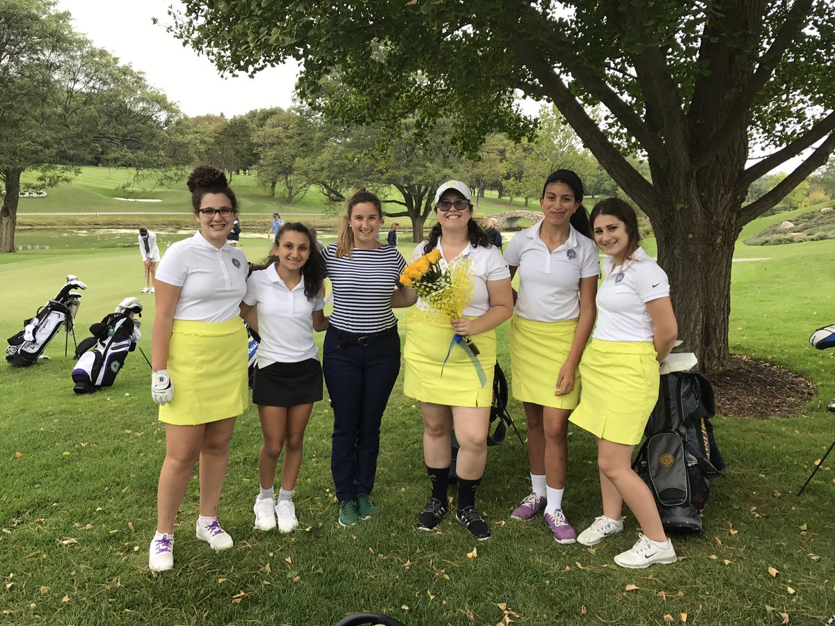 US_ASHsports's tweet photo. Last match of the season have fun and play well girls! #ASHgolf @US_ASHsports @SacredHeartMI https://t.co/EfTmuyEup4
