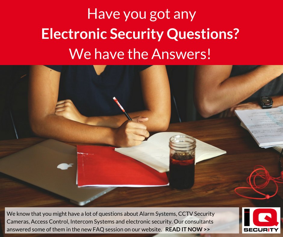 iqsecuritynz's tweet photo. Have got any Security Questions? We have the answers! 
Check our FAQ now: https://t.co/W1YJ3Hiir0 
#security #securitycompany #cctv #digitalvideorecorder #iqsecurity #safe #questions #answers #securityfaq #FAQ https://t.co/sSTMNtKyhI