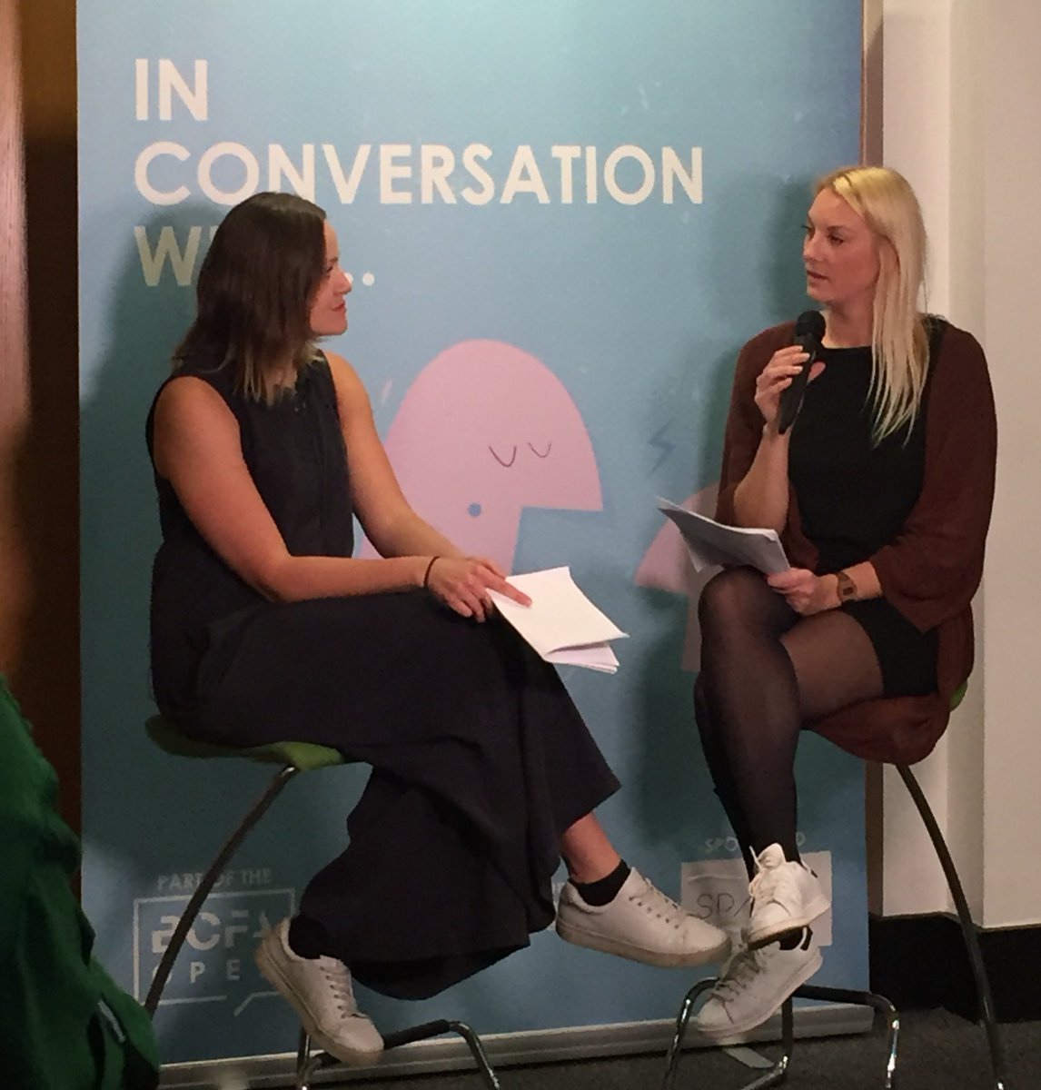 Talking sense about authenticity and instagramability - Lucy Goddard of <a href="/nochintz/">NoChintz</a> in conversation with <a href="/HotelSpaceMag/">HotelSpaceMag</a> #BCFAOpenManchester 👍