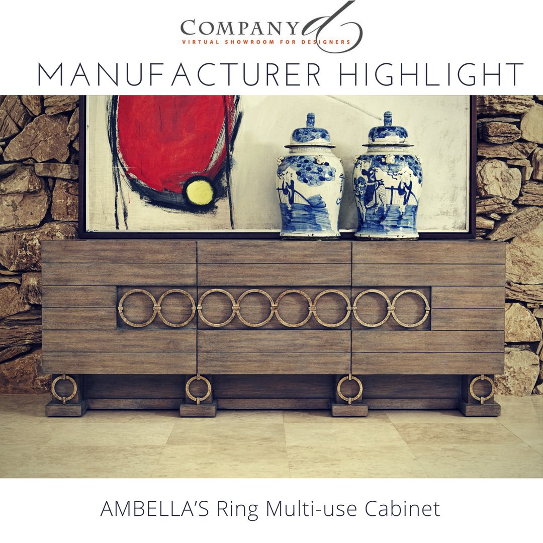 CompanyD1's tweet image. Get that TV off of the fireplace and anchor it with @AmbellaHome Ring Multi-use Cabinets. View their profile companyd.com/manufacturer/a…