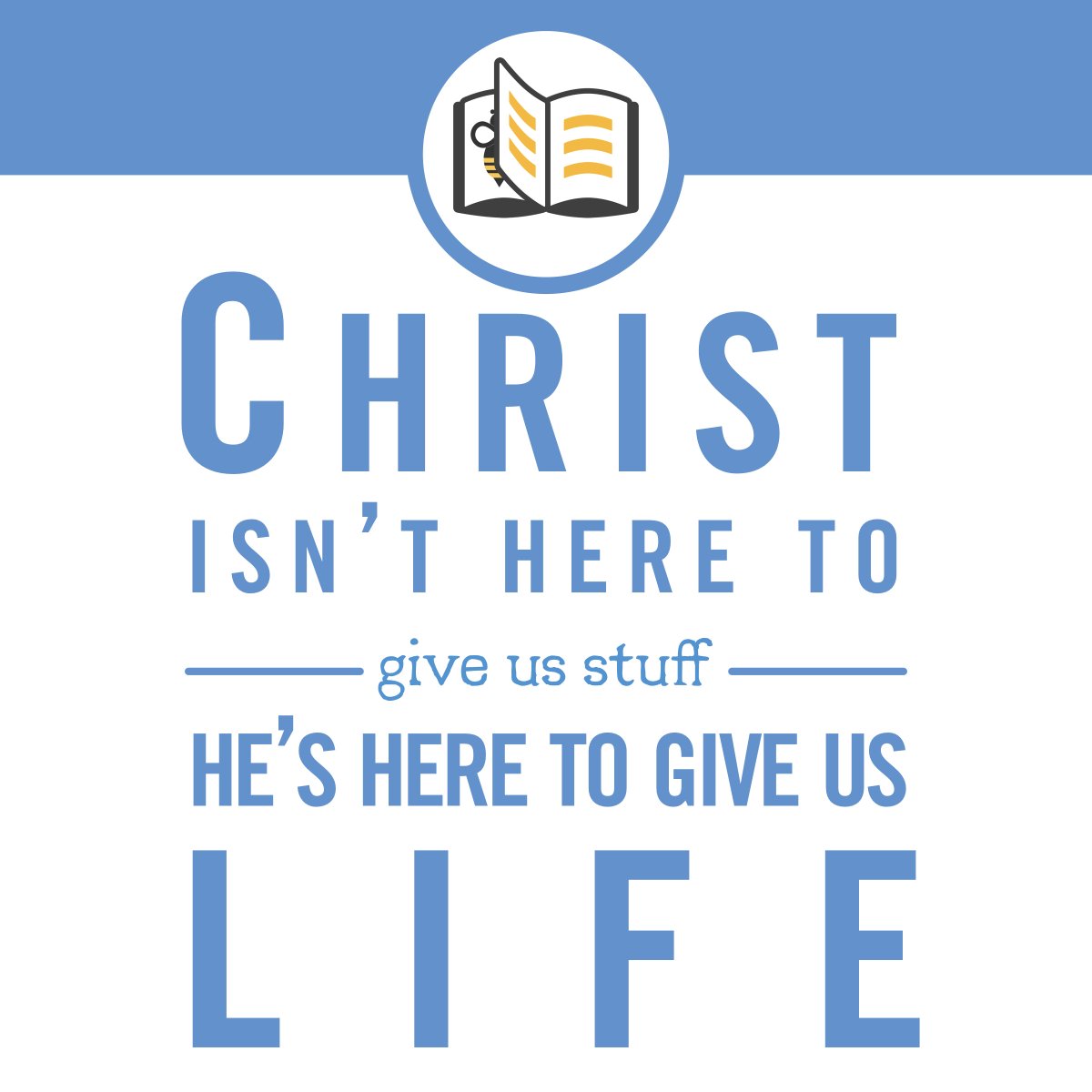 Y2AM_official's tweet photo. “Christ isn’t here to give us more stuff. He’s here to give us life.” #LiveTheWorld https://t.co/Aq2NV5OxVI https://t.co/0tJawGo7Z0
