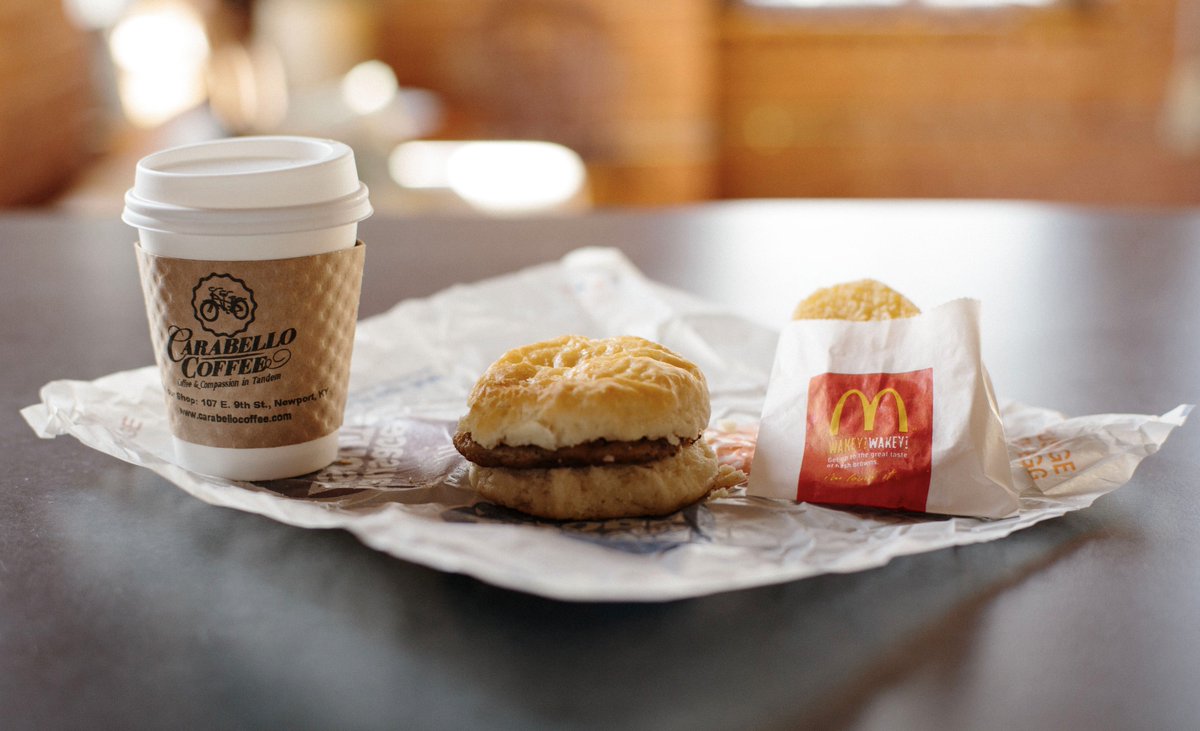DriveMediaHouse's tweet photo. First Friday Breakfast this Friday, 8-9am at our studio - 26 E. 9th Street, Newport. Swing by for some @carabellocoffee and @McDonalds https://t.co/5whlz1giv1