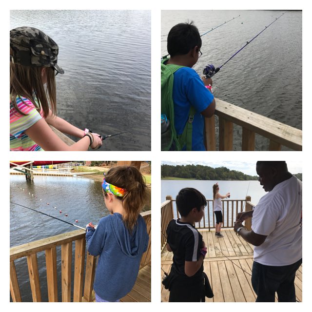 AtothePhaston's tweet photo. First class of the day...FISHING! #5thgrade #skyranchfun @LindseyElem https://t.co/UUQgf0Ue66