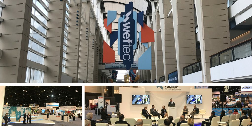 AirDiffusion's tweet photo. Last day @WEFTEC! We had a fantastic time &amp; want to thank everyone for chatting about #aeration with us! #WEFTEC17 #water #environment https://t.co/Lhh2w6IqoQ