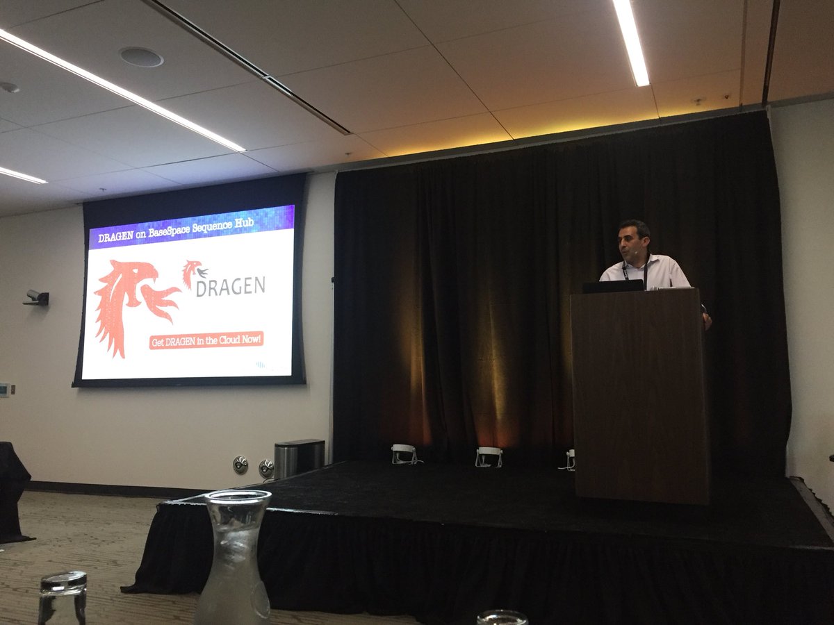 jaylpatel's tweet photo. Rami Mehio from @EdicoGenome speaking on the DRAGEN Apps available on BaseSpace Sequence Hub #ILMNUGM #BaseSpaceSuite https://t.co/AOHGUcQSgY