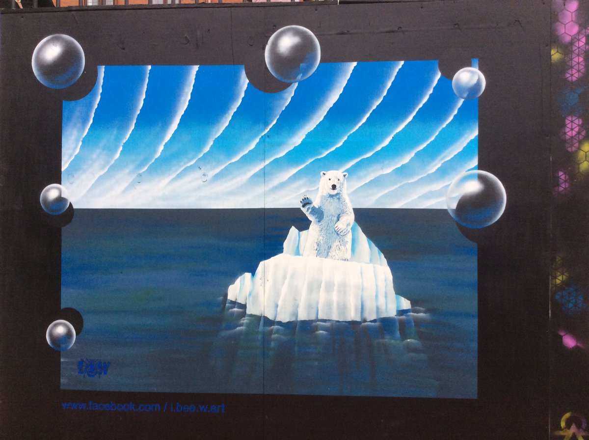 ianboydwalker's tweet photo. @globalstreetart #worldanimalsday #i_bee_w #polarbear 
https://t.co/TDyHOXAf28 https://t.co/3JKZtBQBTk