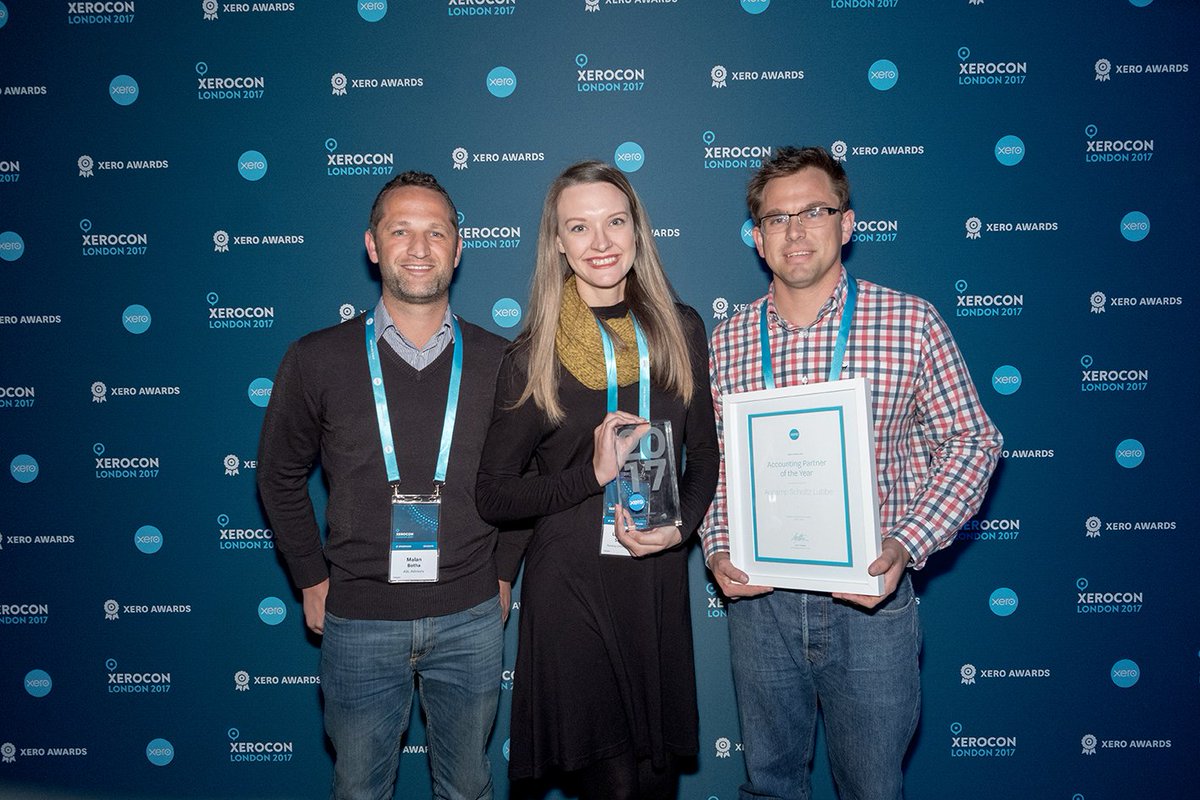 Xero South African Partner of the Year 2017!! Thanks to Xero for this honour and for the support on this journey!! #ASLCloud #Xerocon