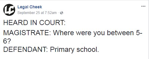 FindLawPro's tweet image. #WednesdayLegalHumor 👨‍⚖️😁| (via: Legal Cheek)