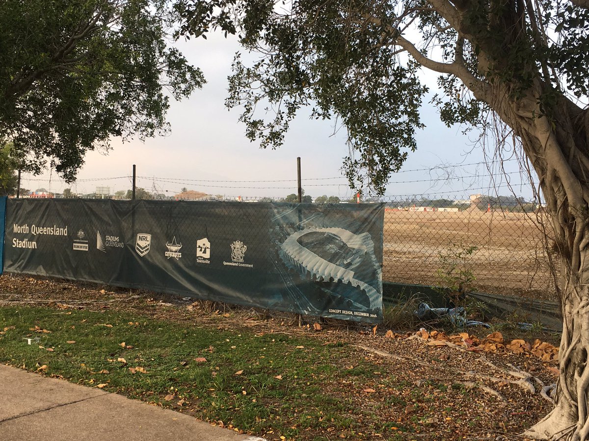 Nth Qld Stadium is underway! 3-5 minute walk to Townsville CBD. More reasons to live in NQ!! #NQCowboys#NQinfrastructure#Lifestyle#jobs