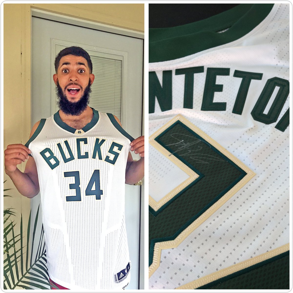 thegermania's tweet photo. Congratulations to Dominic, winner of the autographed Gianni's Bucks jersey a Germania grand opening raffle prize! https://t.co/wp2OzS95Bb