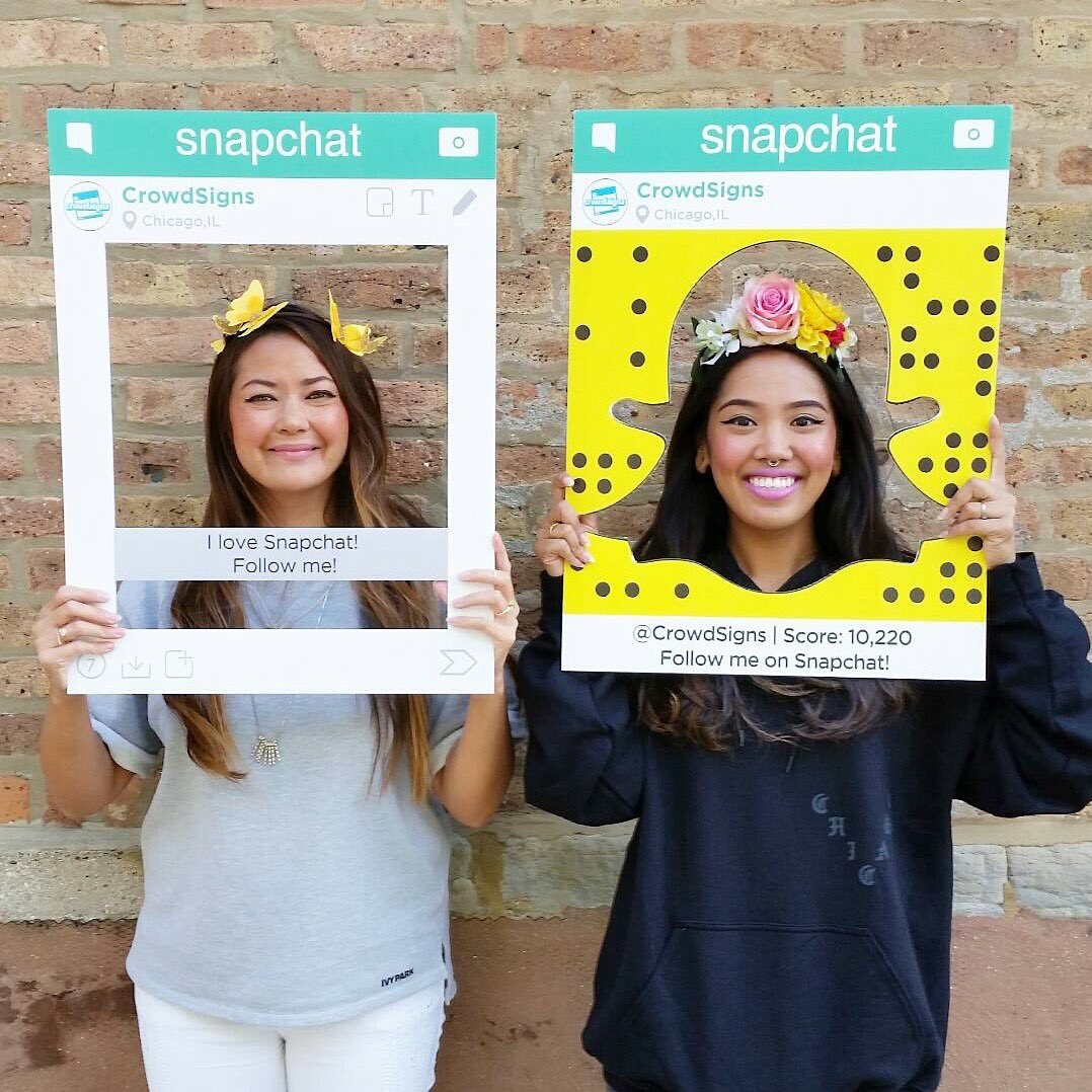 getcrowdsigns's tweet photo. Need some #costume inspo?! How 'bout a #SnapchatFilter?! 🌼🦋🌸#Snapchat frames available at https://t.co/9433cI8EHY
#CrowdSigns https://t.co/IczS8KgCxX