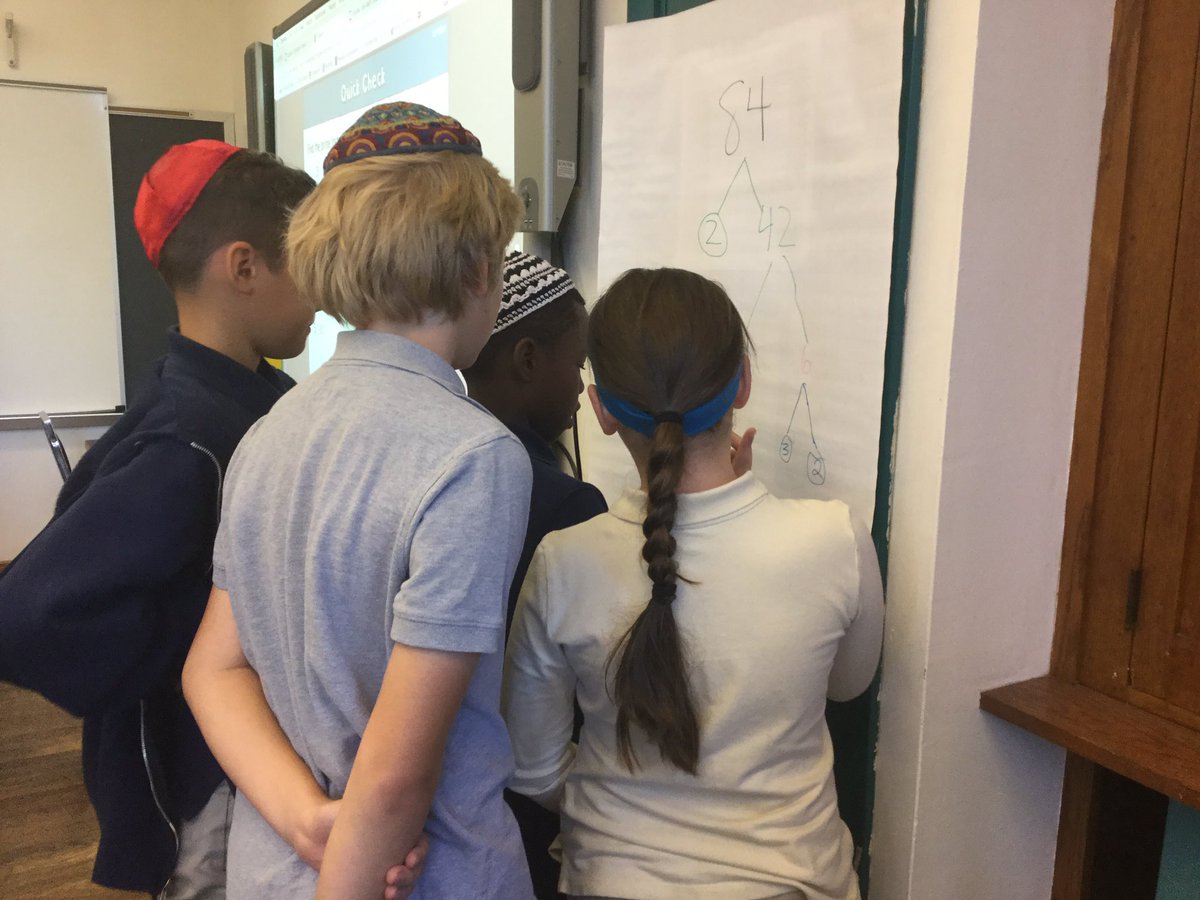 frischmancds's tweet photo. Fifth grade groups practicing prime factorization.

#mathisfun #cdspittsburgh https://t.co/dOl7eSU7qQ